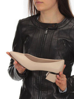 06-P9202-2 BEIGE Туфли женские (натуральная кожа) - No name фото 2