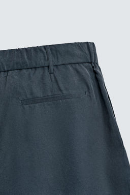 BERMUDA RELAXED FIT EFECTO LAVADO / petro lavado