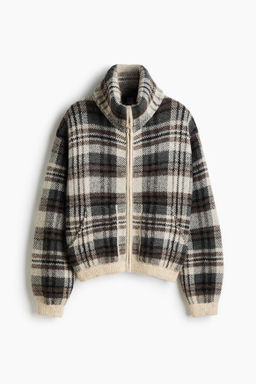 Chaqueta en punto jacquard
