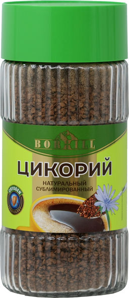 Вокруг света. Borhill. Цикорий (сублимированный) 250 гр. стекл.банка