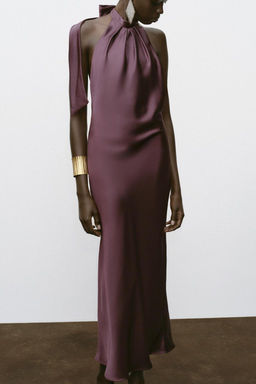 HALTER MIDI DRESS - Zara фото 2