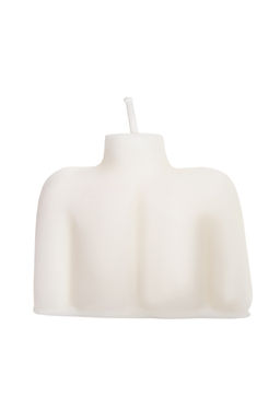 Свеча Pecado BDSM Женский силуэт, белая, гр. 49