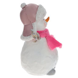 Фигурка декоративная с подсветкой "Снеговик", L14 W7,5 H14,5 см, LR44 2 шт.