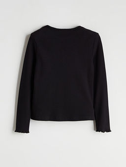 Bisiklet Yaka K?z ?ocuk Ti??rt