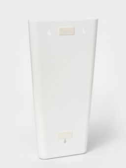 Корзина для пакетов IDEA «Геометрия», пластик, 18×9×35 см, белая
