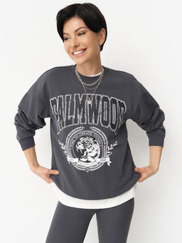 Свитшот PALMWOOD свободного силуэта - NEVERLATE фото 3