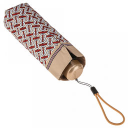 Зонт-мини механический Орнамент ткань эпонж (полиэстер) + черное УФ-покрытие, 6 лучей, д/купола 90см, 5 сложений, 17см в сложенном виде, механизм против ветра, пластмассовая ручка, цвет ванильный, 225гр (Китай) - Домашняя Мода фото 8