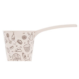 Ковш 1,5 л со сливом Русская банька, Конфетти (М8393) - Полимербыт фото 4