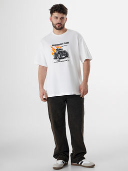 Футболка мужская белая с принтом - Mark formelle фото 3