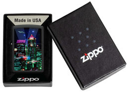 Зажигалка ZIPPO Кибергород | Cyber City 48506  фото 6