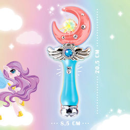 Музыкальная игрушка Волшебная палочка: Полумесяц, звук, свет - Zabiaka фото 4