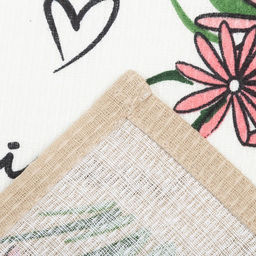 Набор кухонных полотенец Доляна Happiness, 35?60 см -2 шт., 100% хлопок, вафля 160 г/м?