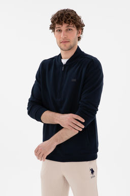 Мужская темно -синяя толстовка Неожиданная скидка в корзине