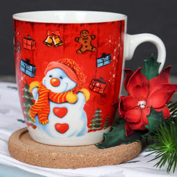 Кружка новогодняя 250 мл / X614 /уп 12/96/ - Галеонтрейд фото 4