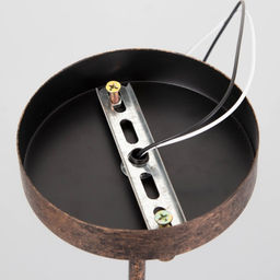 Бра "Блум" 1х40Вт E27 черный-золото 25x20x25 см.