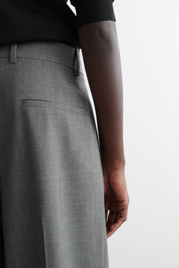 PANTAL?N TWILL WIDE LEG RELAXED FIT