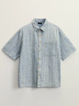 Верхняя сорочка джинсовая мужская / Zarina  фото 8