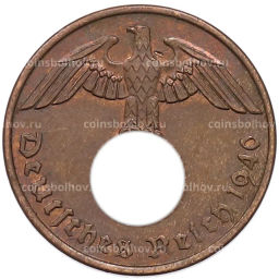 Монета 2 рейхспфеннига 1940 года A Германия