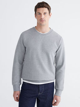 Bisiklet Yaka Erkek Sweatshirt