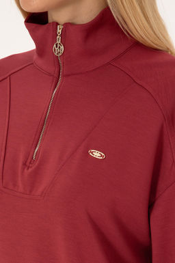 Kad_n Koyu Frambuaz Sweatshirt - U.s. polo assn фото 7