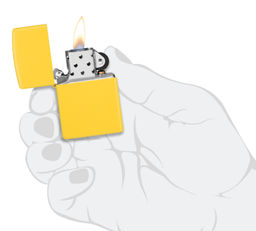 Зажигалка ZIPPO классическая с покрытием цвета подсолнуха | Classic Sunflower 46019  фото 5
