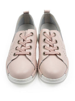 03-YB13-3 PINK Полуботинки летние женские (натуральная кожа)