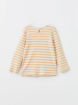 Kare Yaka Kadife K?z Bebek Elbise ve Ti??rt 2li