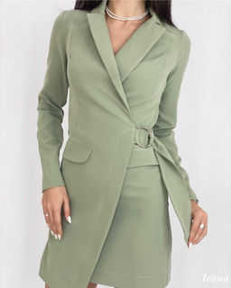 Платье Лейна (фисташковый) - Nadi bordo фото 2