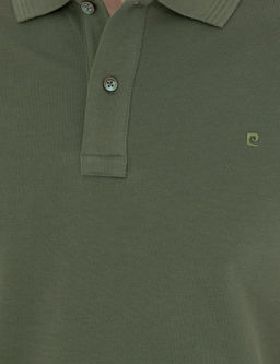 Haki Slim Fit Basic Ti__rt - Pierre cardin фото 14
