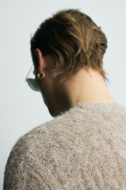 BRUSHED CABLE-KNIT JUMPER - Zara фото 7