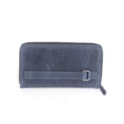 Портмоне/клатч муж Croco ПР-1303 натуральная кожа 2 отд, 8 карм, синий крейзи хорс (228) 250171  фото 2