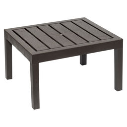 Стол садовый «Рейки», пластик, 55×65×38 см, мокко