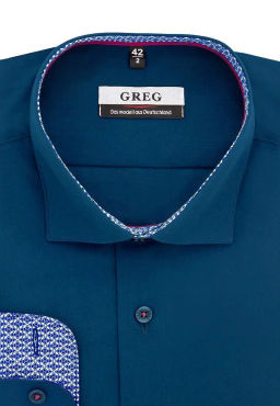 Сорочка мужская длинный рукав GREG 230/139/DB/Z/6  фото 11