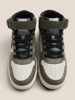 Мужские высокие кеды FILA FX-1000 NXT MID M Артикул 4563215, серо-зеленый