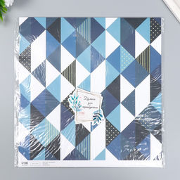 Цена за 5 шт. Бумага для скрапбукинга двусторонняя «Скандинавия», плотность 180 г, 30.5×32 см