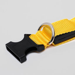 Ошейник с подсветкой размер XL,ОШ 52-60 х 2,5 см, 3 режима свечения жёлтый - Пижон фото 4