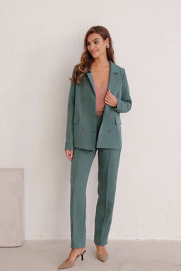 Костюм брючный в пыльном зелёном - Martichelli фото 6