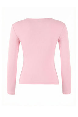 Siyah Fitted/Vucuda Oturan Uzun Kollu Pencere Detayl? Premium Yumusak Orme Bluz TWOSS26BZ00247 - Trendyolmilla фото 11