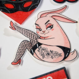 Вафельные картинки съедобные БДСМ для капкейков, торта KONFINETTA, 15 шт. - Simaland фото 4