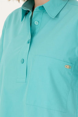 Женское мятное тканое платье - U.s. polo assn фото 7