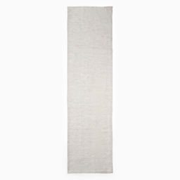 Дорожка на стол «Этель» Straightforward, 40×146 см, лён 100%, 180 г/м², белая, серая
