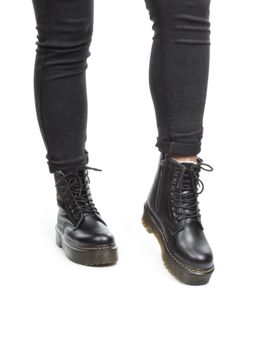 04-MB6022-1 BLACK Ботинки зимние женские (натуральная кожа, натуральный мех) - Фабричный китай фото 2