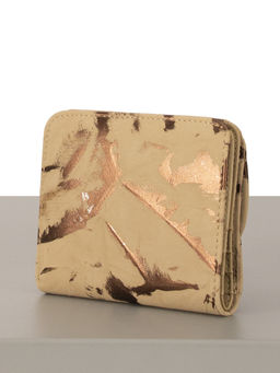 LACCOMA кошелек LA-2888-бежевый-бронзовый натуральная кожа фото 2