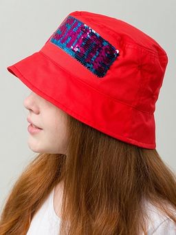 PELICAN, панама для девочек, Красный  фото 2