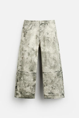 ABSTRACT PRINT RELAXED FIT TROUSERS - Zara фото 6