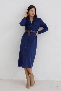 Платье-рубашка с английским воротником - Martichelli фото 387