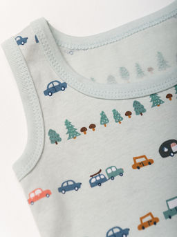 Майка для мальчика 4 шт., бел/мятный, 561