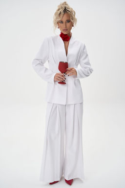 Брюки Тайрис (белый) - Эльза фото 7