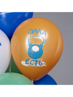 Воздушные шары латексные 12" 23 Февраля. Диванные войска, 25 шт.