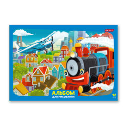 Светоч 12АЛСК4_1_3_9 Альбом для рисования 100 г/м2 A4 29 х 20.5 см на скобе 12 л. 10 шт. 000644 Весёлые картинки  фото 56